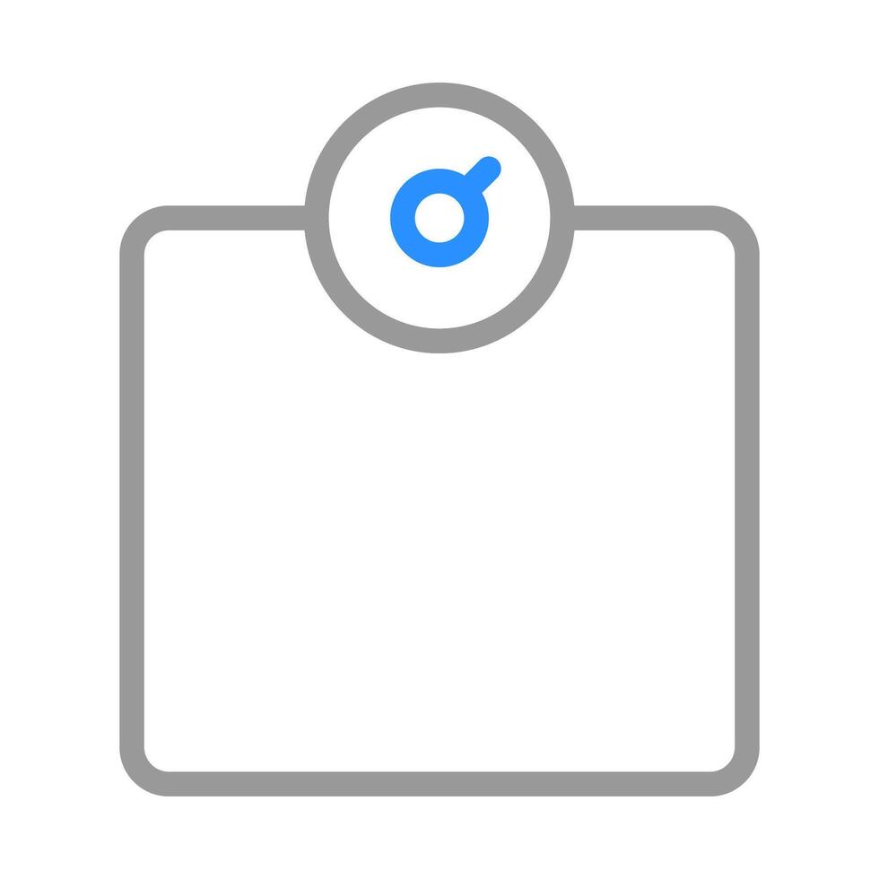 Weight scale icon. Concept of diet, fitness, and health. vector