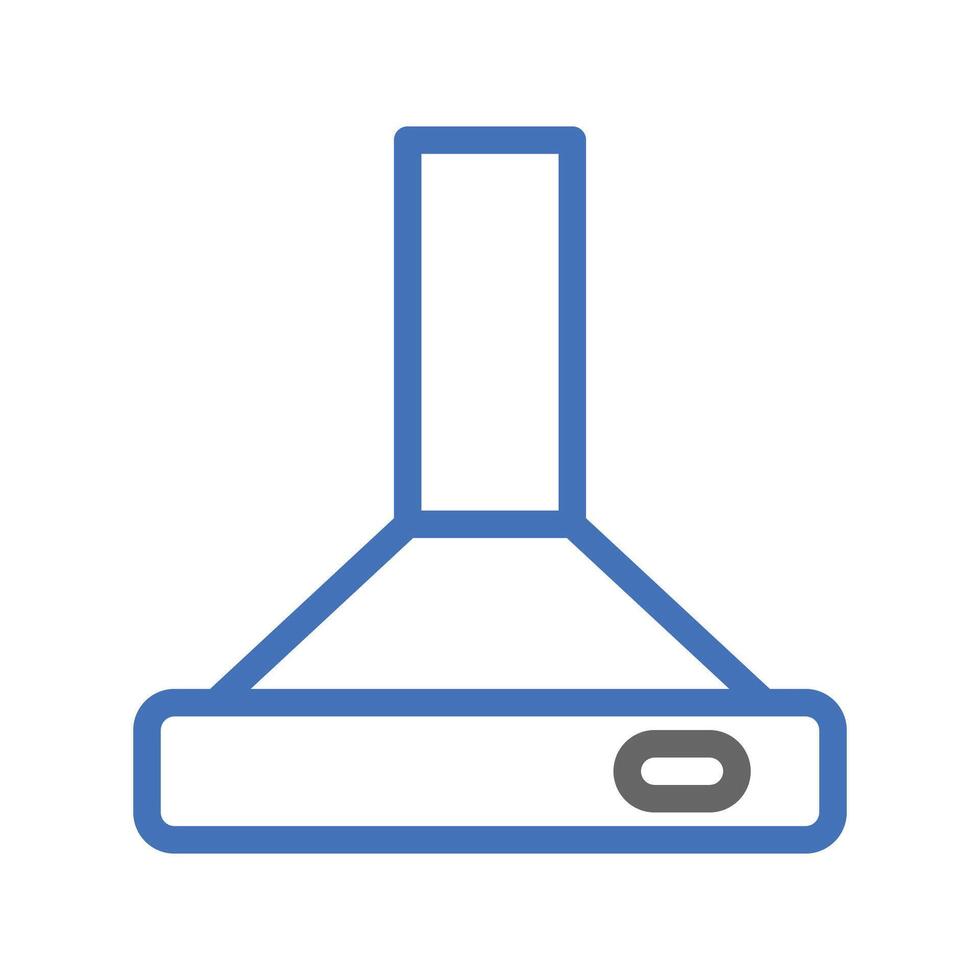 Range hood icon. Kitchen ventilation concept. vector