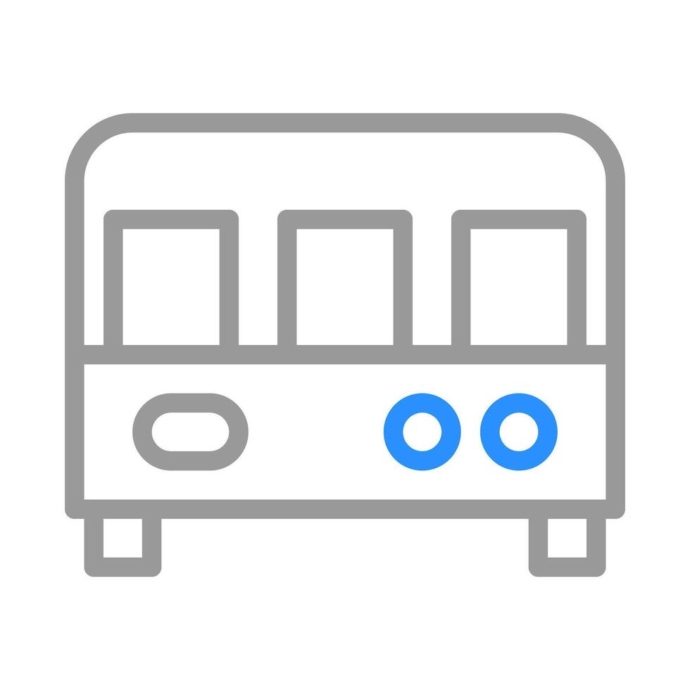 Bus icon. Concept of public transportation, travel, and commute. vector