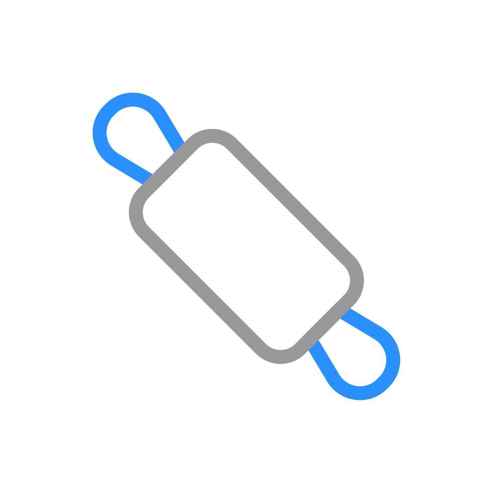 Rolling pin icon. Concept of cooking, baking, and kitchen utensils. vector