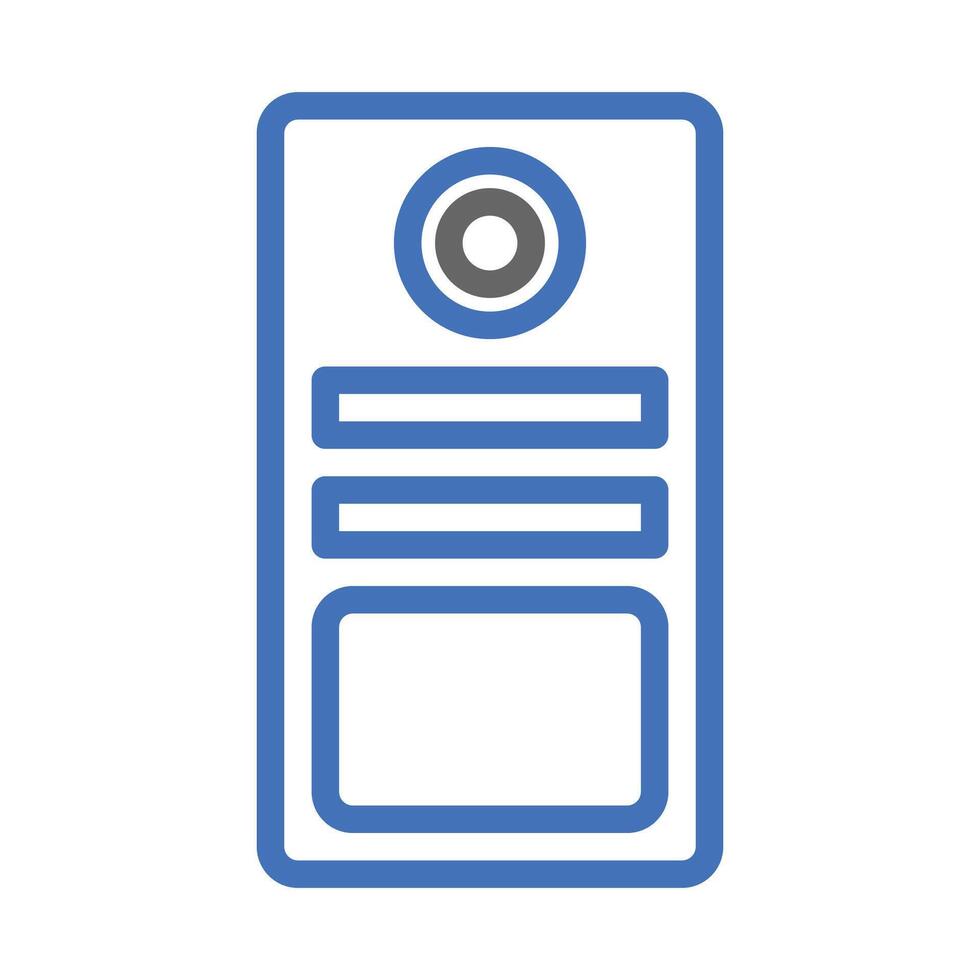 Door Hanger Sign Icon. Concept of hotel service, privacy, and do not disturb. vector