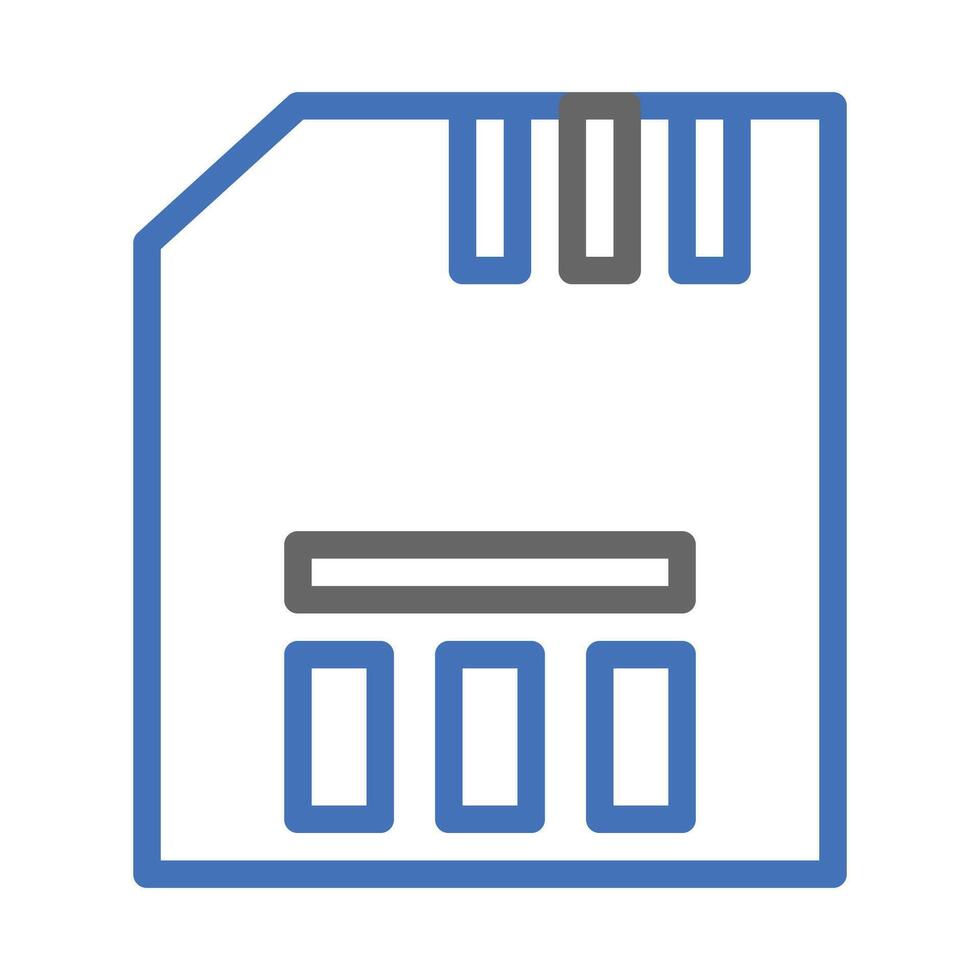 Floppy disk icon. Concept of data storage and backup. vector