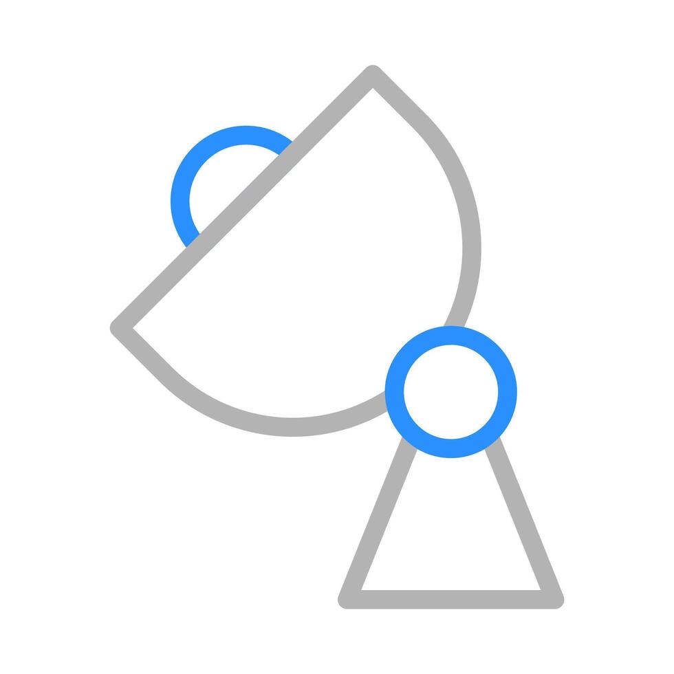 Satellite dish icon. Concept of global communication, internet, and connection. vector