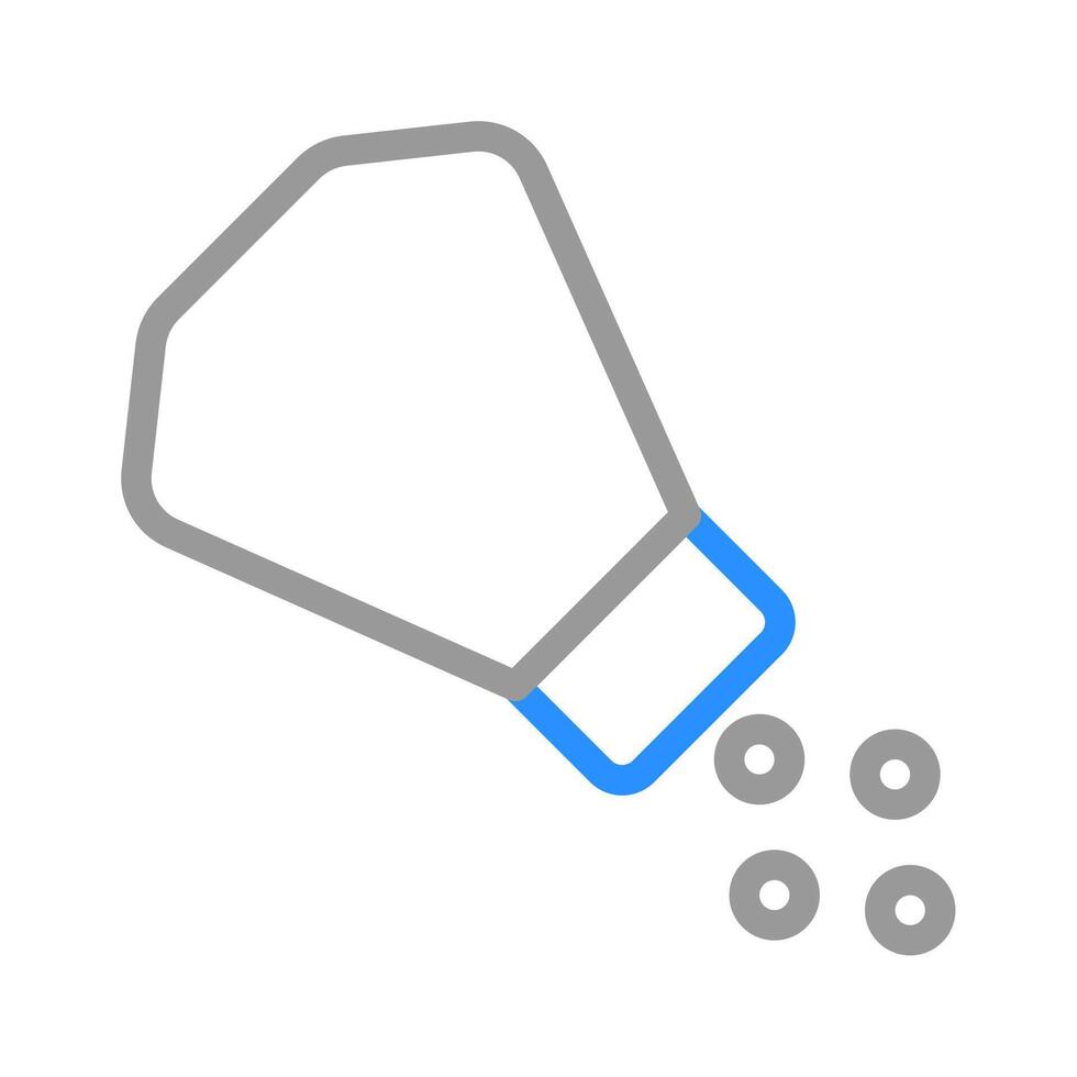 Salt shaker icon. Concept of cooking, seasoning, and flavoring. vector
