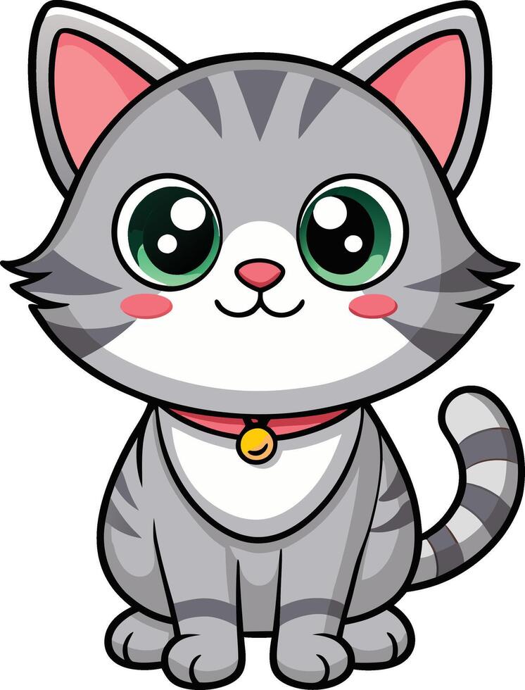 Cute Little Cat vector