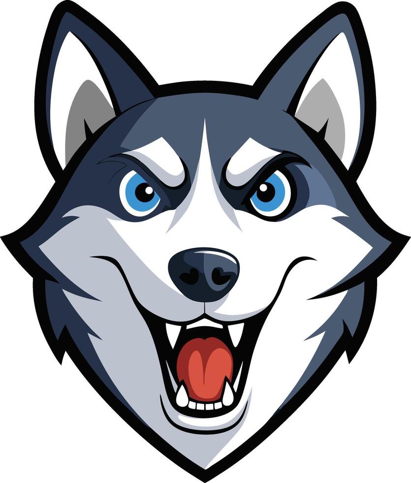 The Fascinating World of Huskies vector