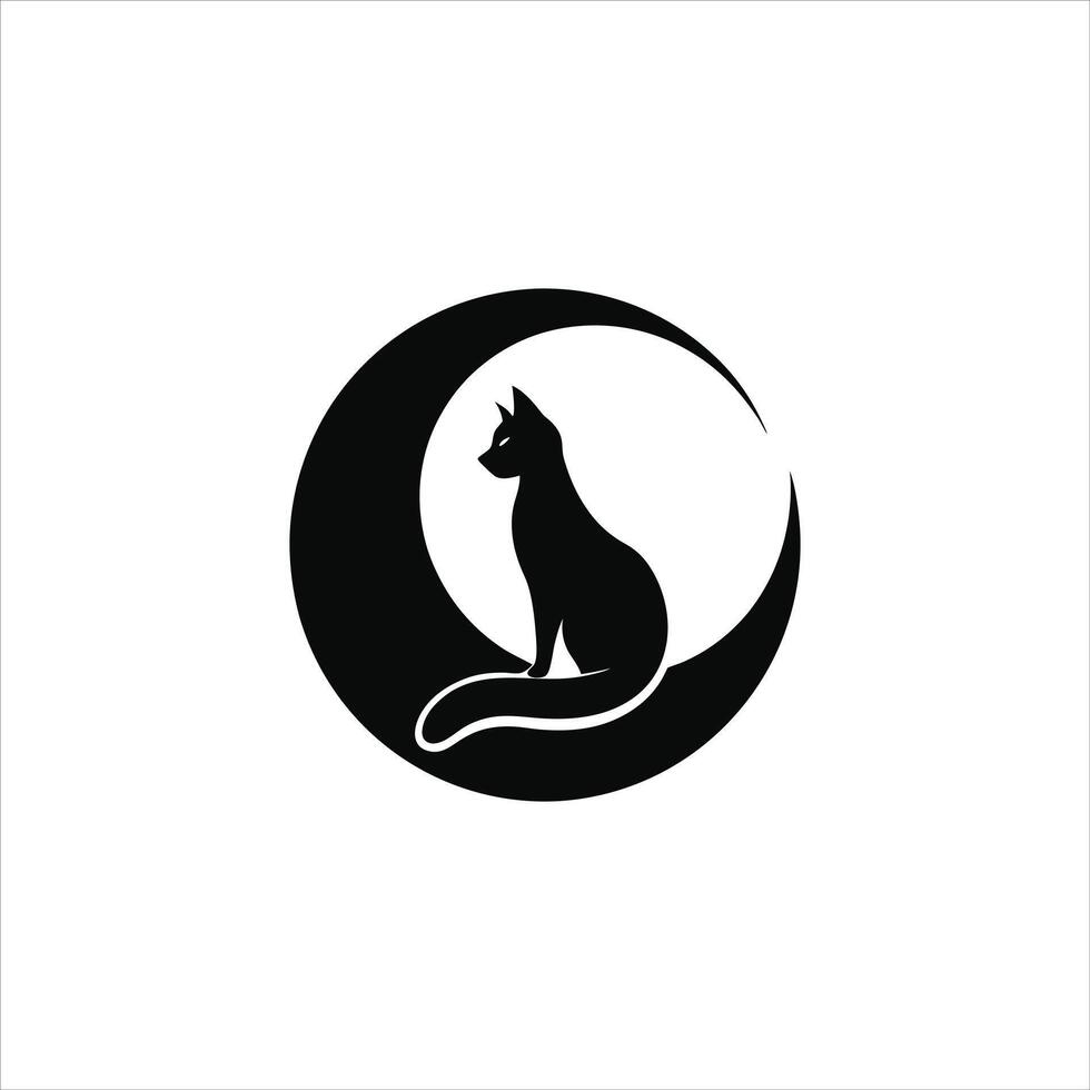 Whimsical Cat Mystical Clipart Designs vector