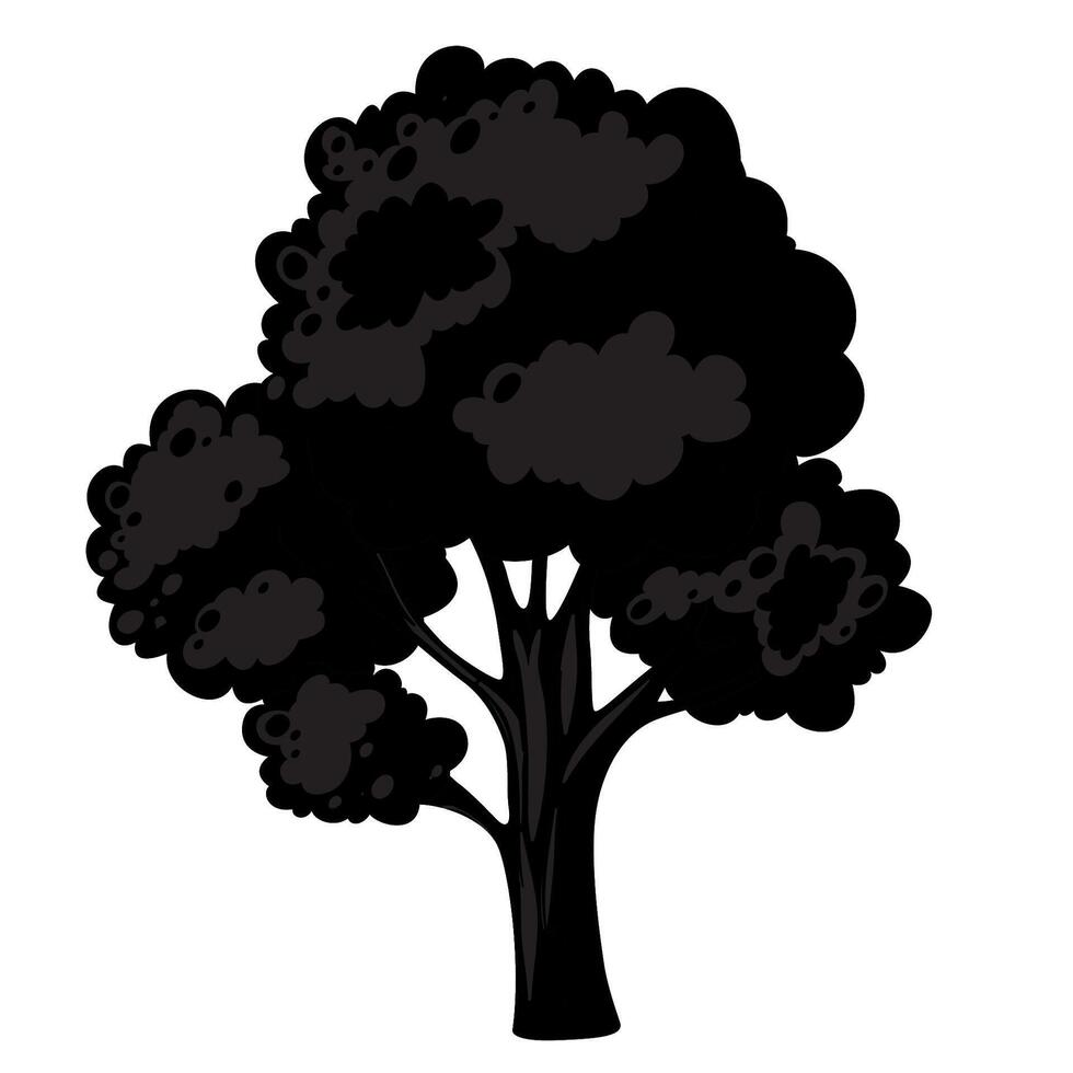 Tree illustration palm design vector