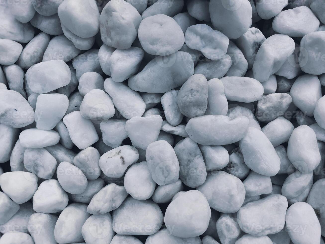 Smooth White Pebbles or white rock Texture photo