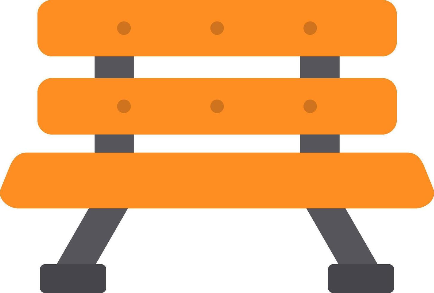 Bench Flat Icon vector