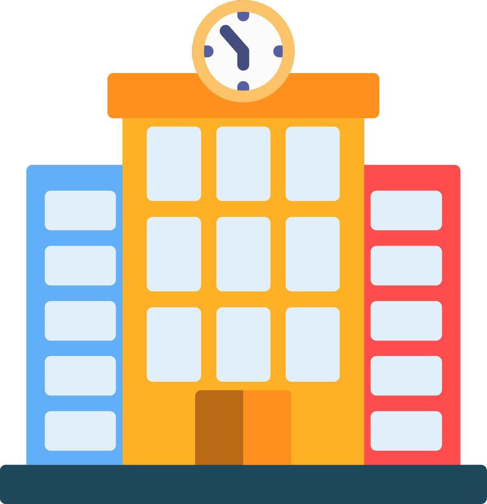 Building Flat Icon vector
