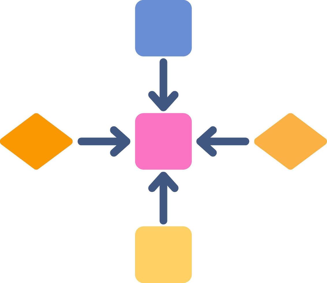 Diagram Flat Icon vector