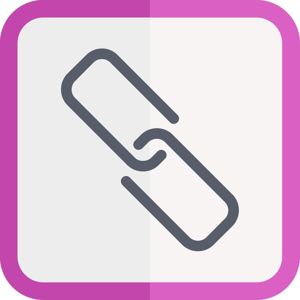 Link Flat Icon vector