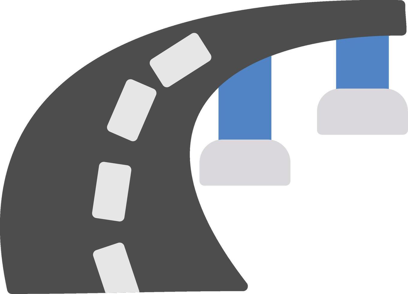 Road Flat Icon vector