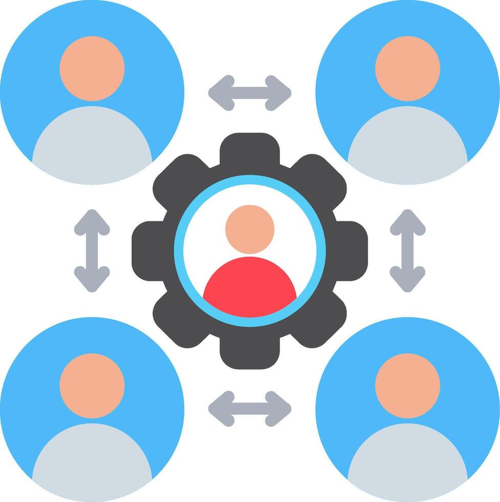 Stakeholder Flat Icon vector