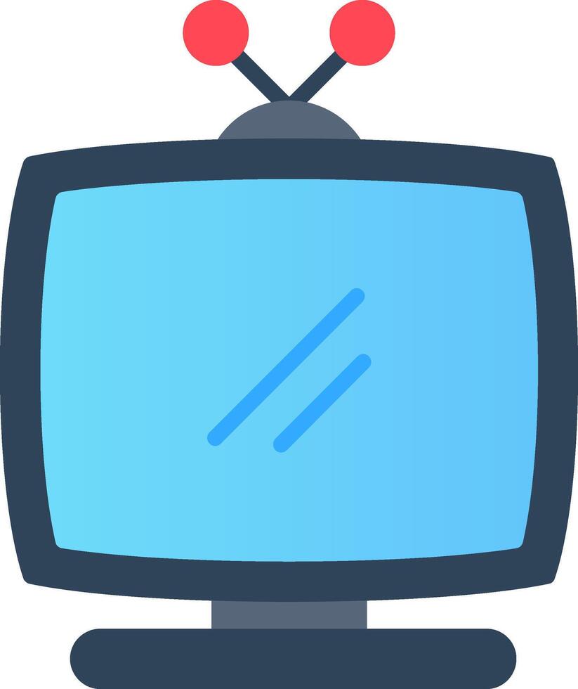Television Flat Icon vector