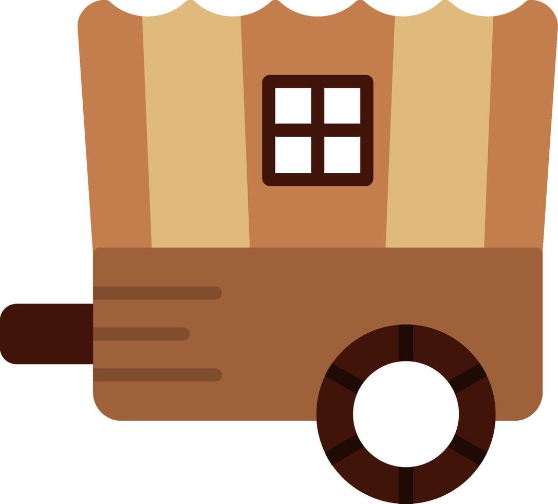 Cart Flat Icon vector