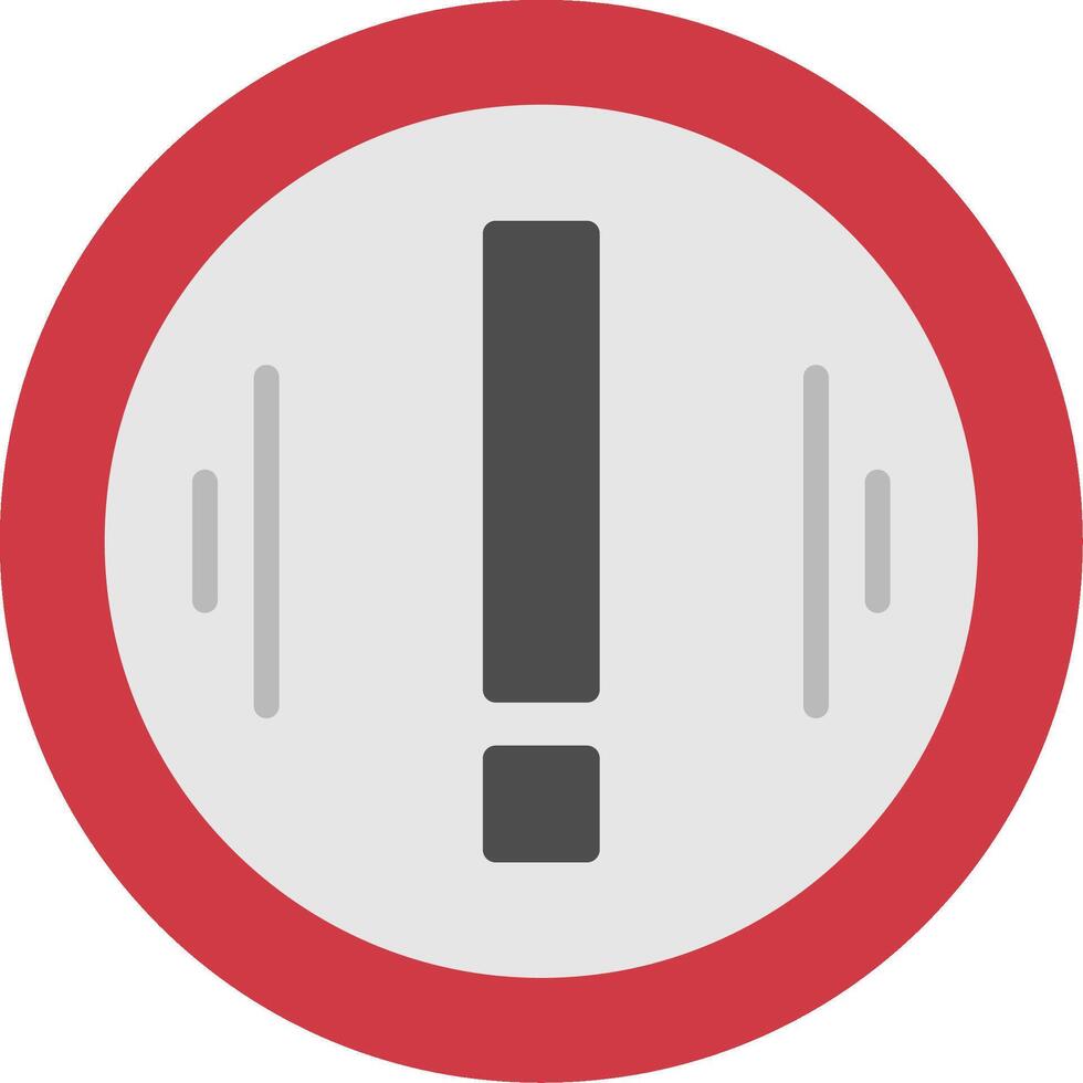 Alert Flat Icon vector
