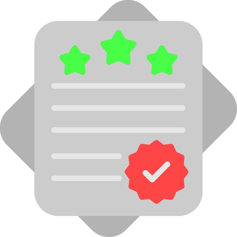 Checked Flat Icon vector