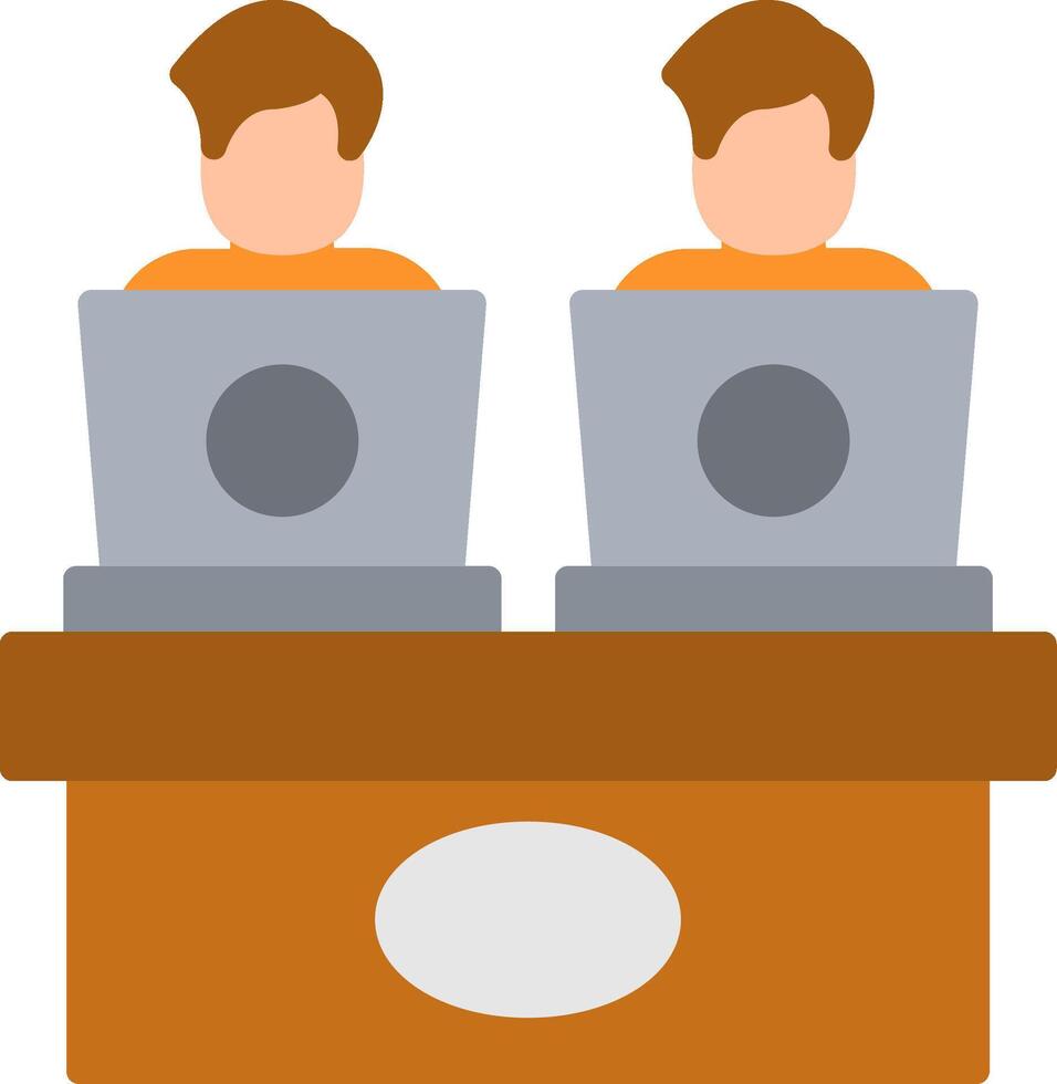 Coworking Flat Icon vector