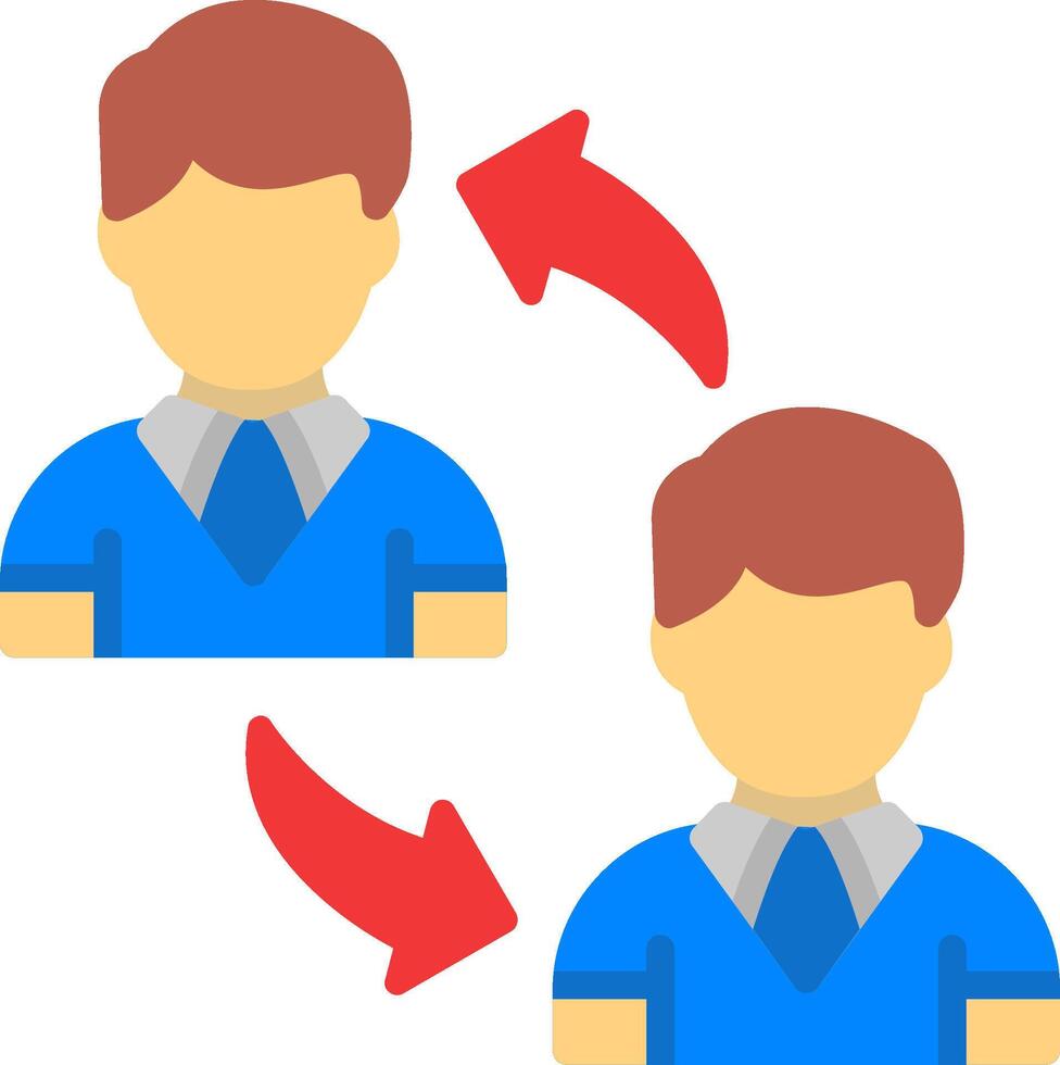 Change Flat Icon vector