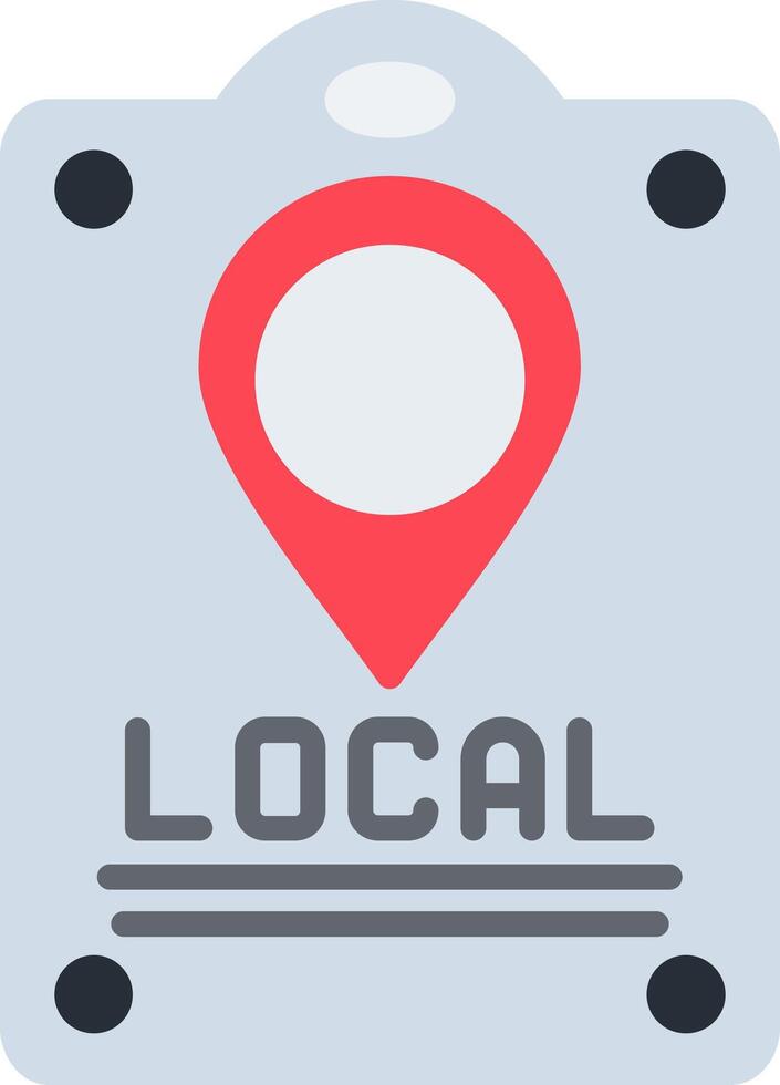 Local Product Flat Icon vector