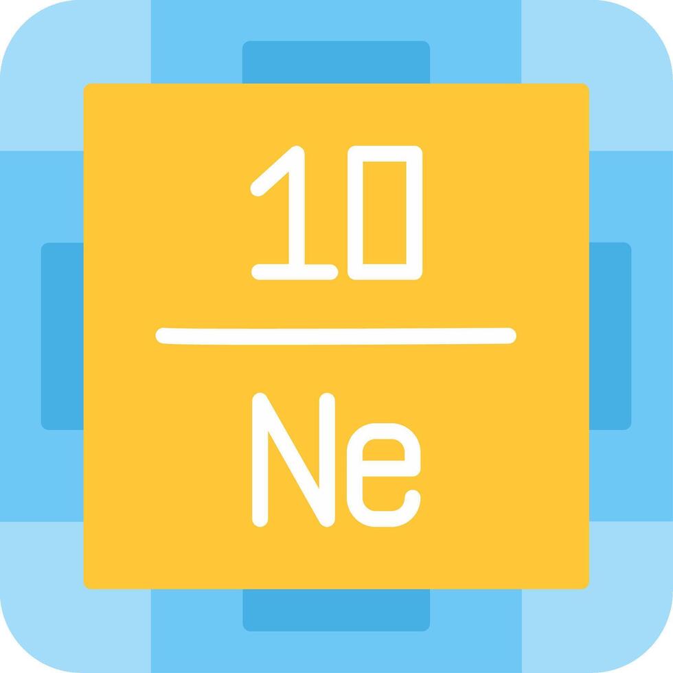 Neon Flat Icon vector