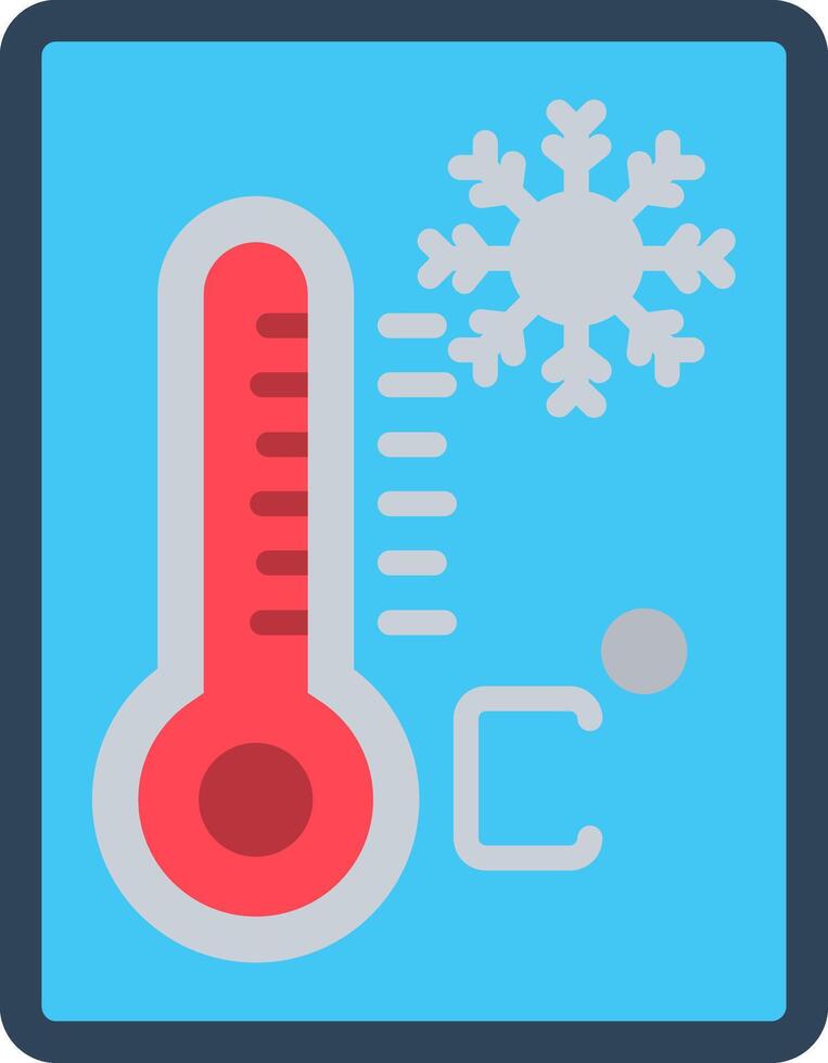 Thermometer Flat Icon vector