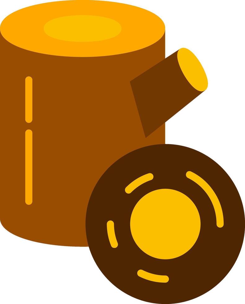 Wood Flat Icon vector