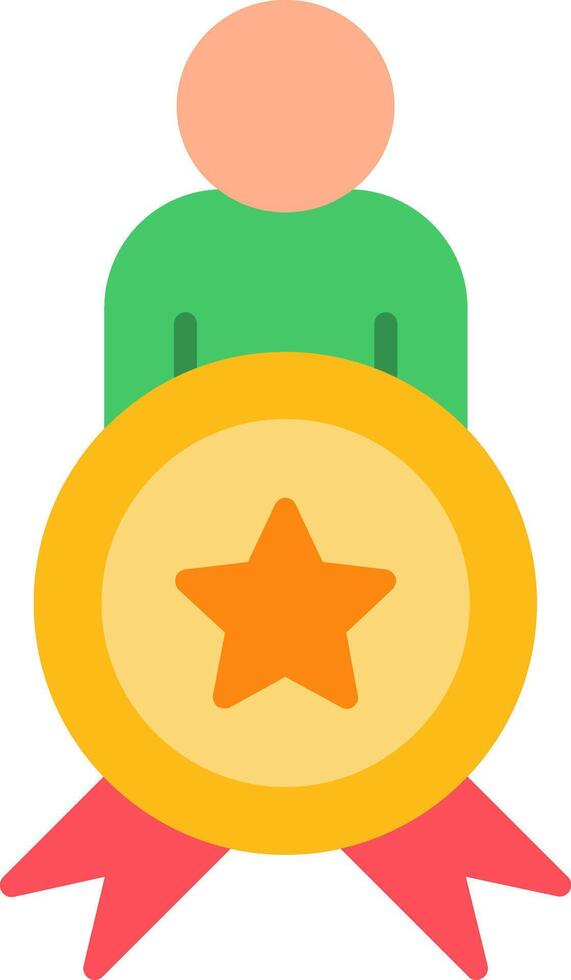 Achievement Flat Icon vector