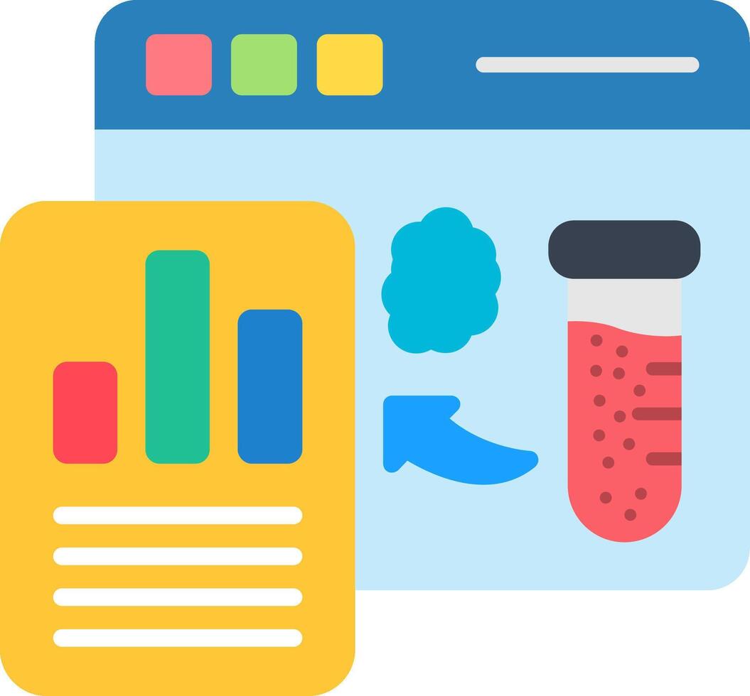 Website Flat Icon vector