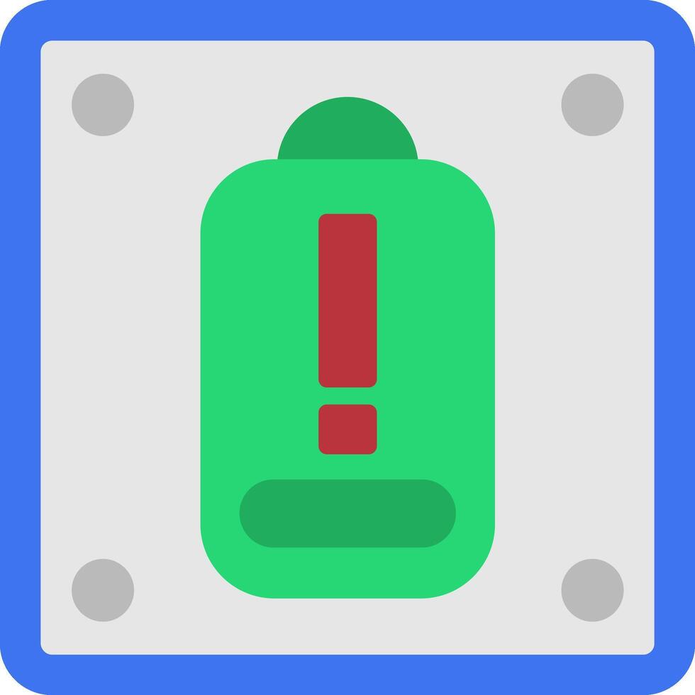 Battery Flat Icon vector