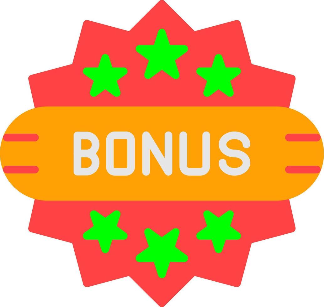 Bonus Flat Icon vector