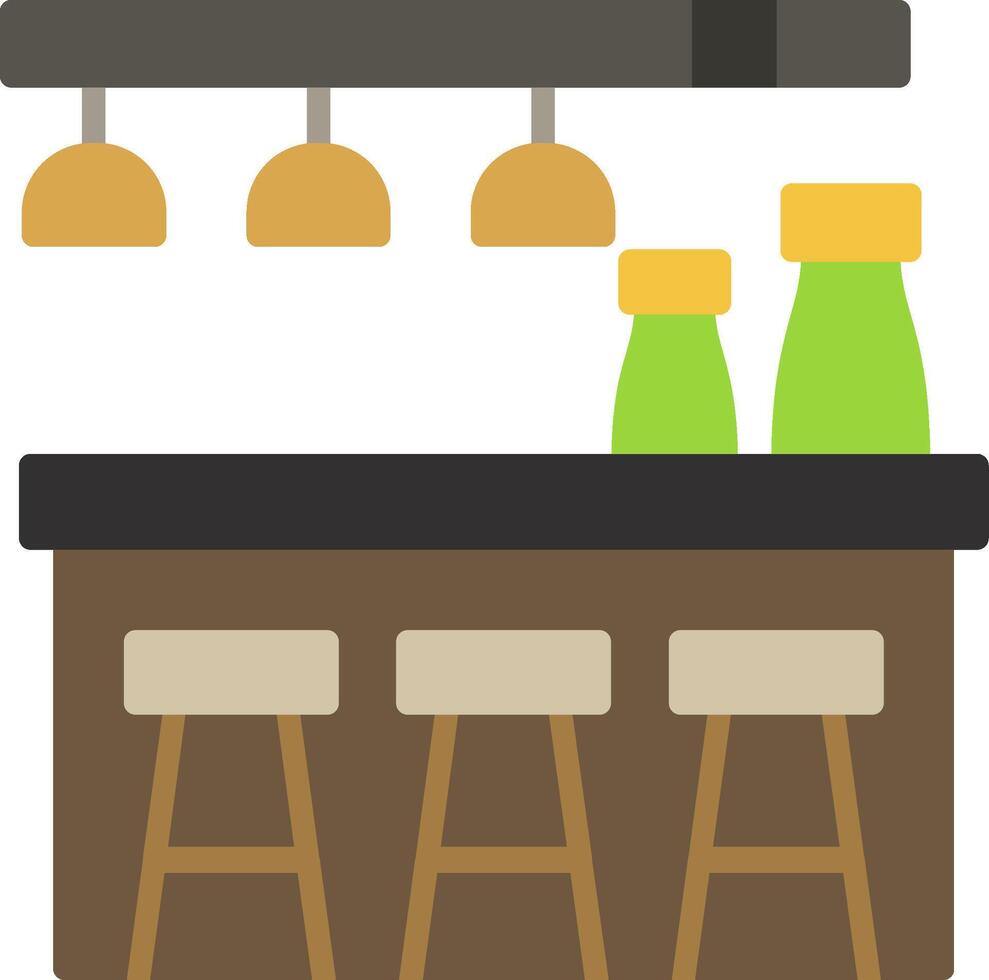 Bar Flat Icon vector