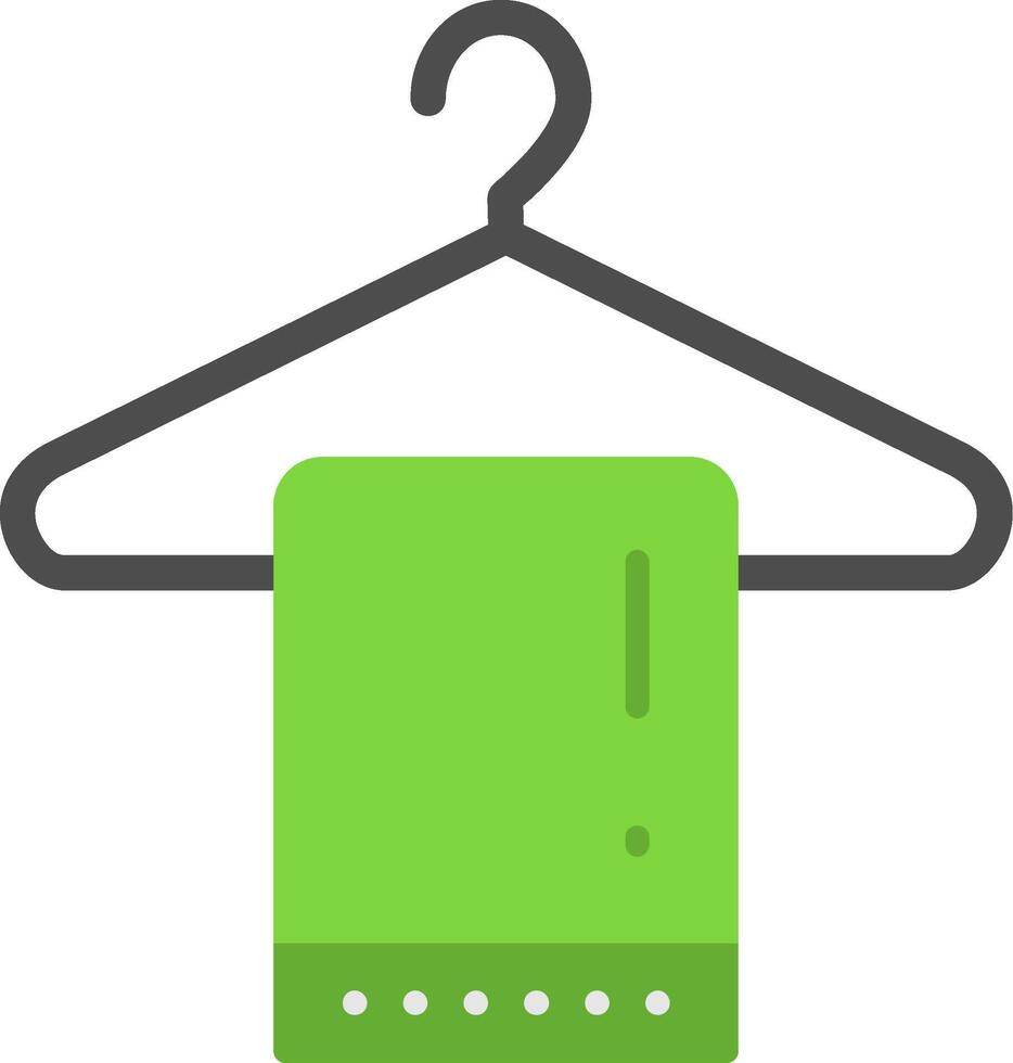 Clothes Hanger Flat Icon vector