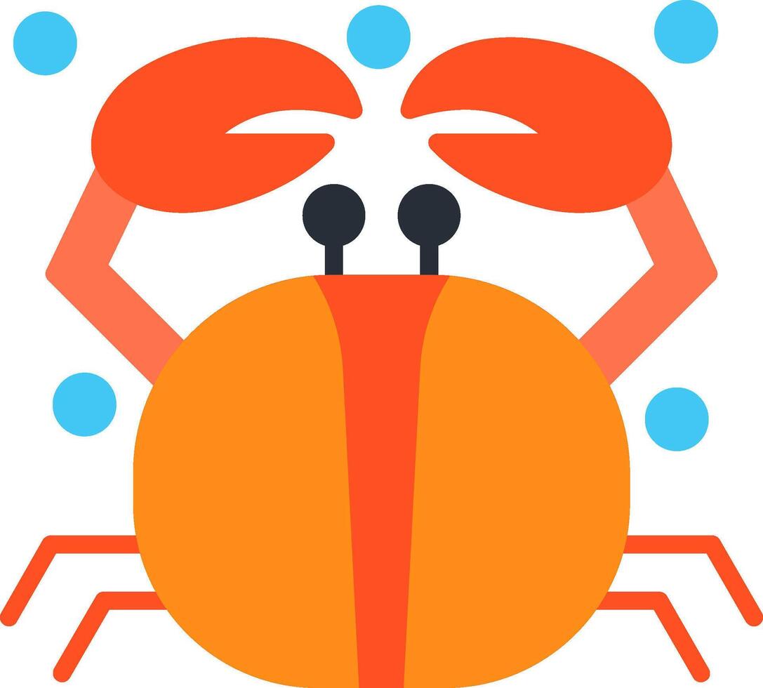 Crabb Flat Icon vector
