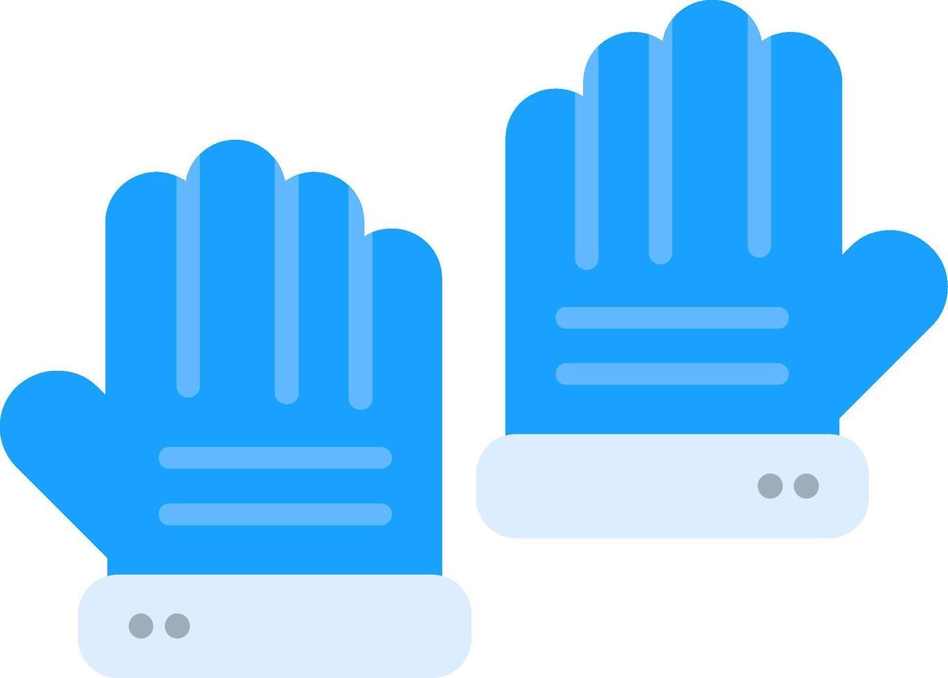 Gloves Flat Icon vector