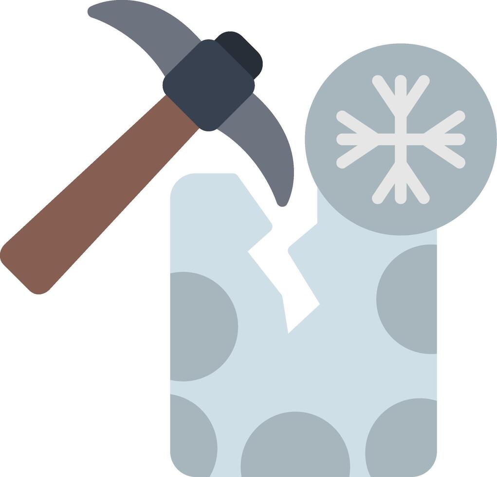 Ice Breaker Flat Icon vector