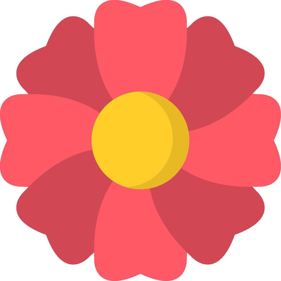 Geranium Flat Icon vector