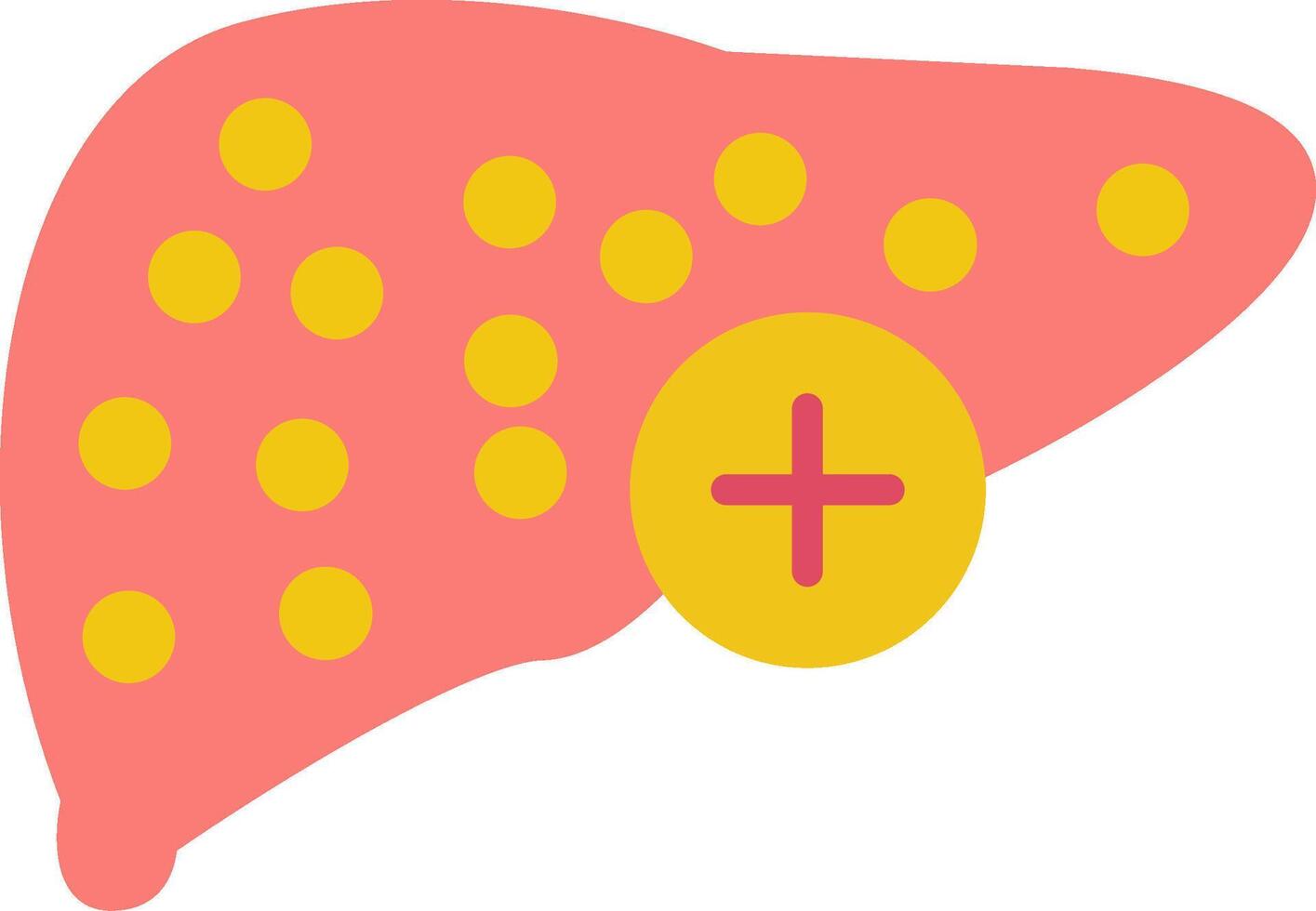 Liver Flat Icon vector