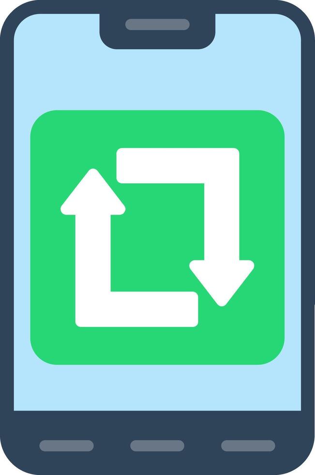 Repost Flat Icon vector
