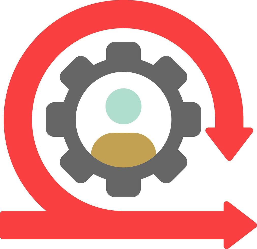 Scrum Flat Icon vector