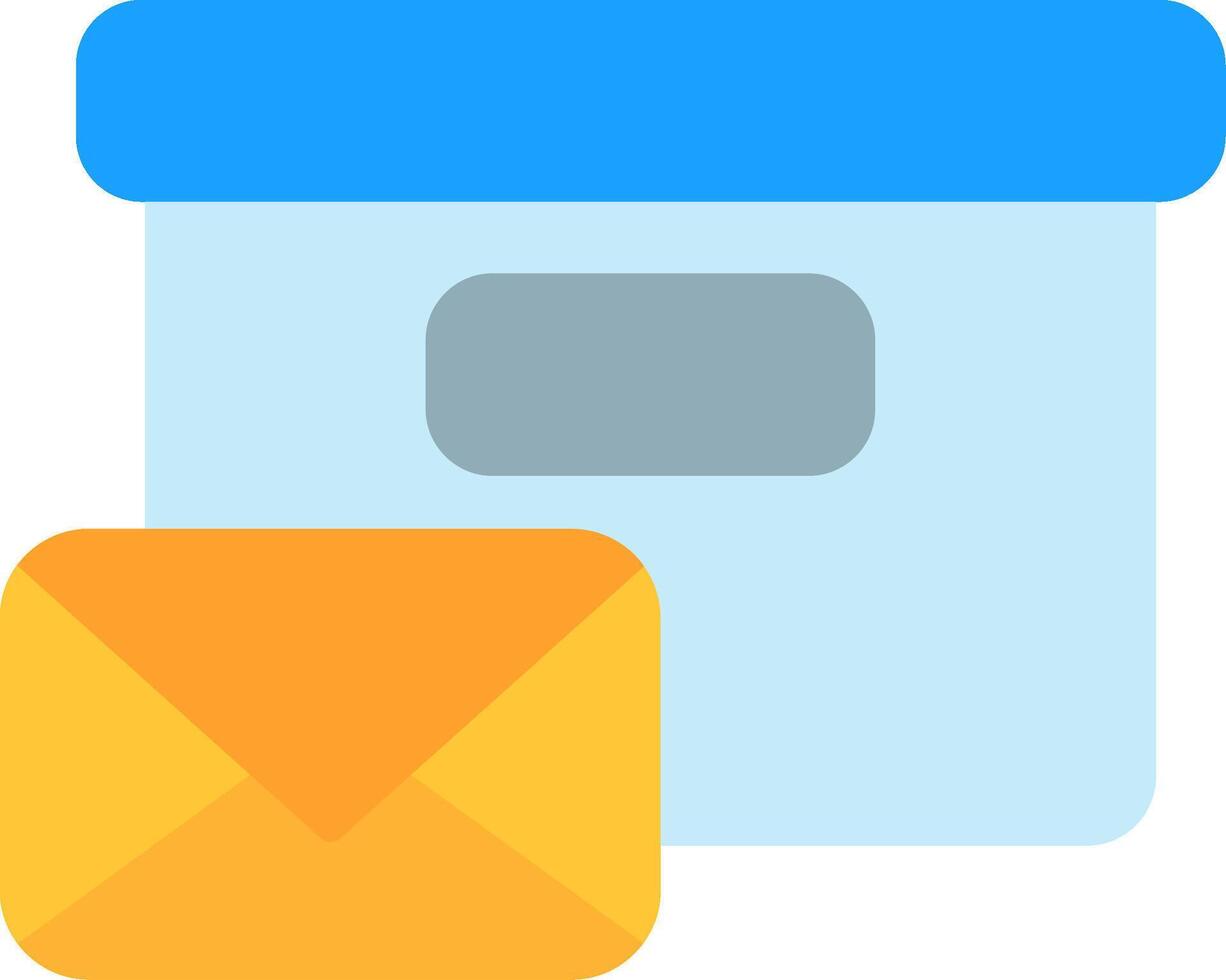 Parcel Flat Icon vector