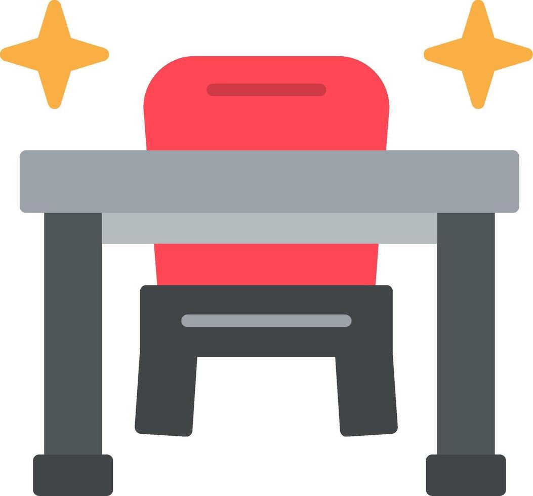 Table Flat Icon vector