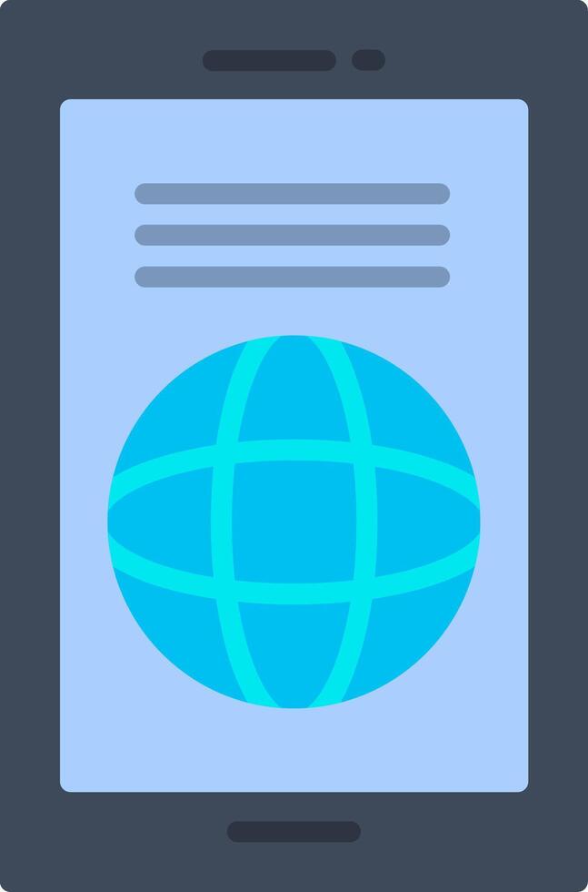 World Flat Icon vector