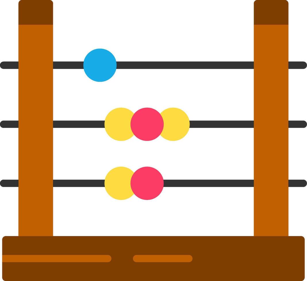 Abacus Flat Icon vector