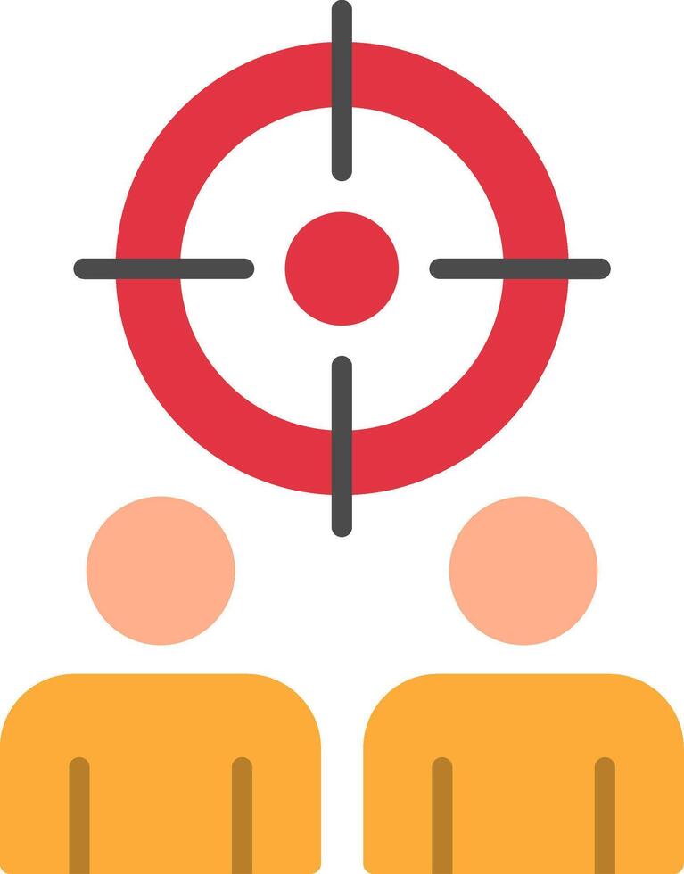 Target Flat Icon vector
