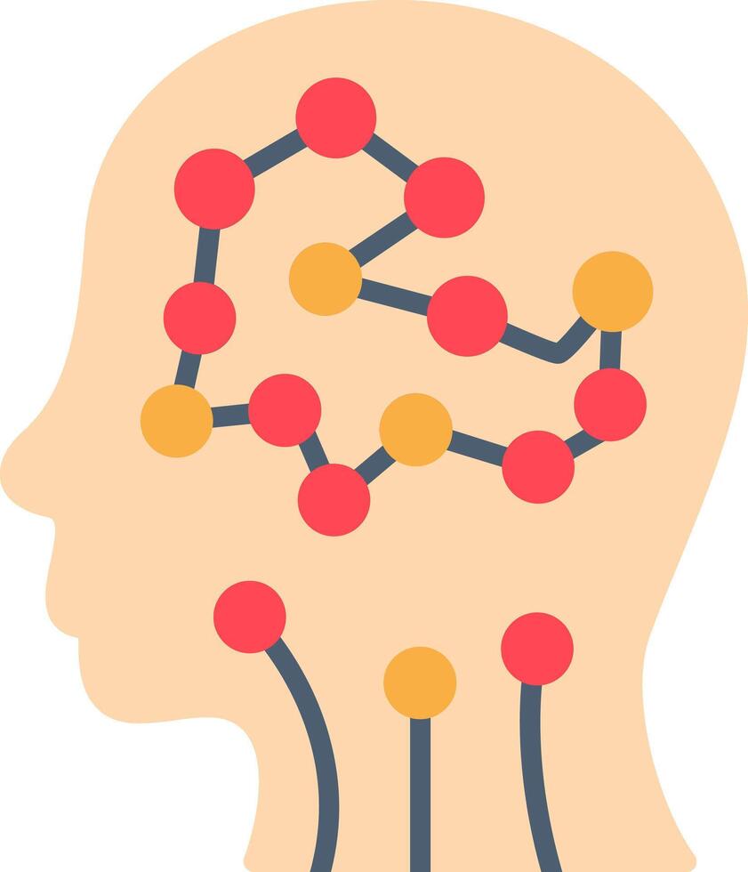Artificial Intelligence Flat Icon vector