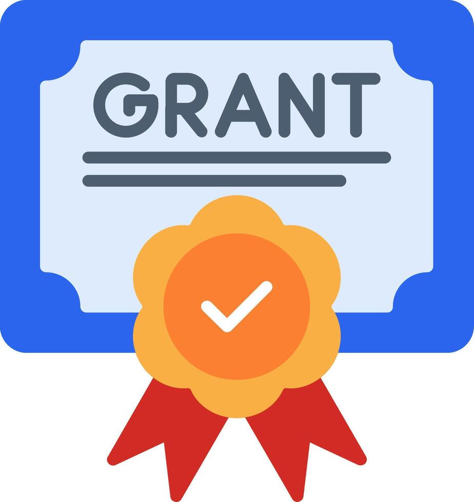 Grant Flat Icon vector