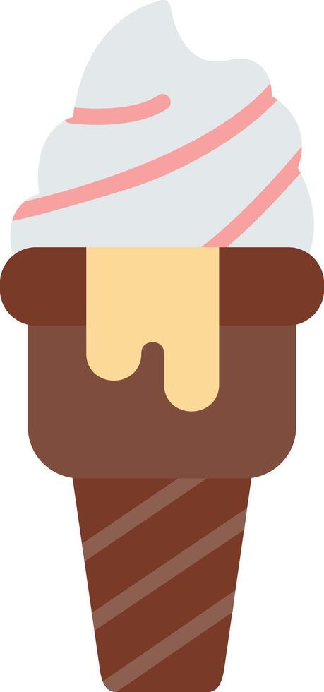 Ice Cream Flat Icon vector